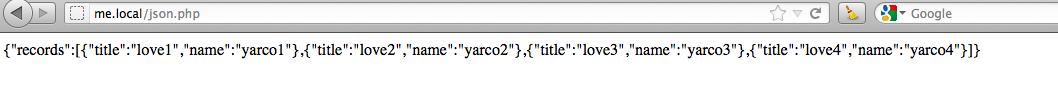 Json Data